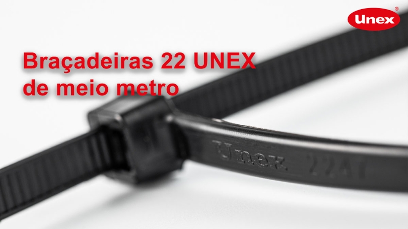 Braçadeiras Unex 22 de meio metro